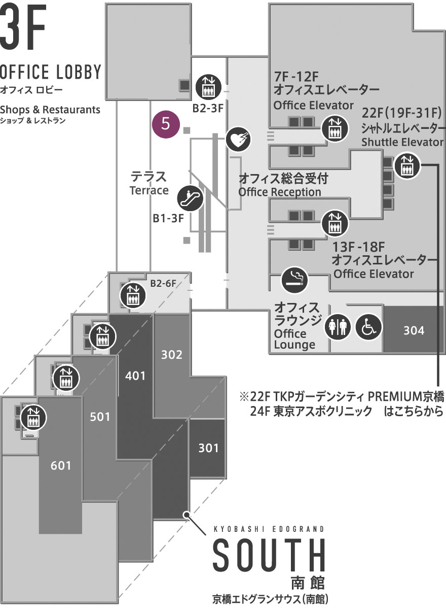 3階フロアマップ