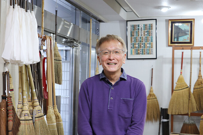 江戸箒老舗 白木屋中村伝兵衛商店 中村悟