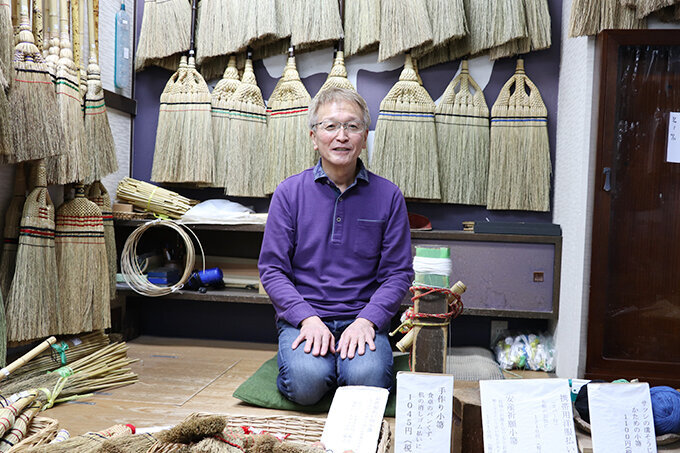 江戸箒老舗 白木屋中村伝兵衛商店 中村悟