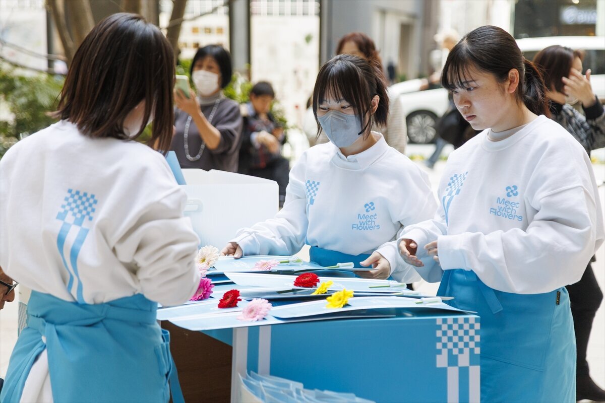 YNK(八重洲・日本橋・京橋)に花が溢れる!「Meet with Flowers」と京橋エドグラン「桜装飾」7